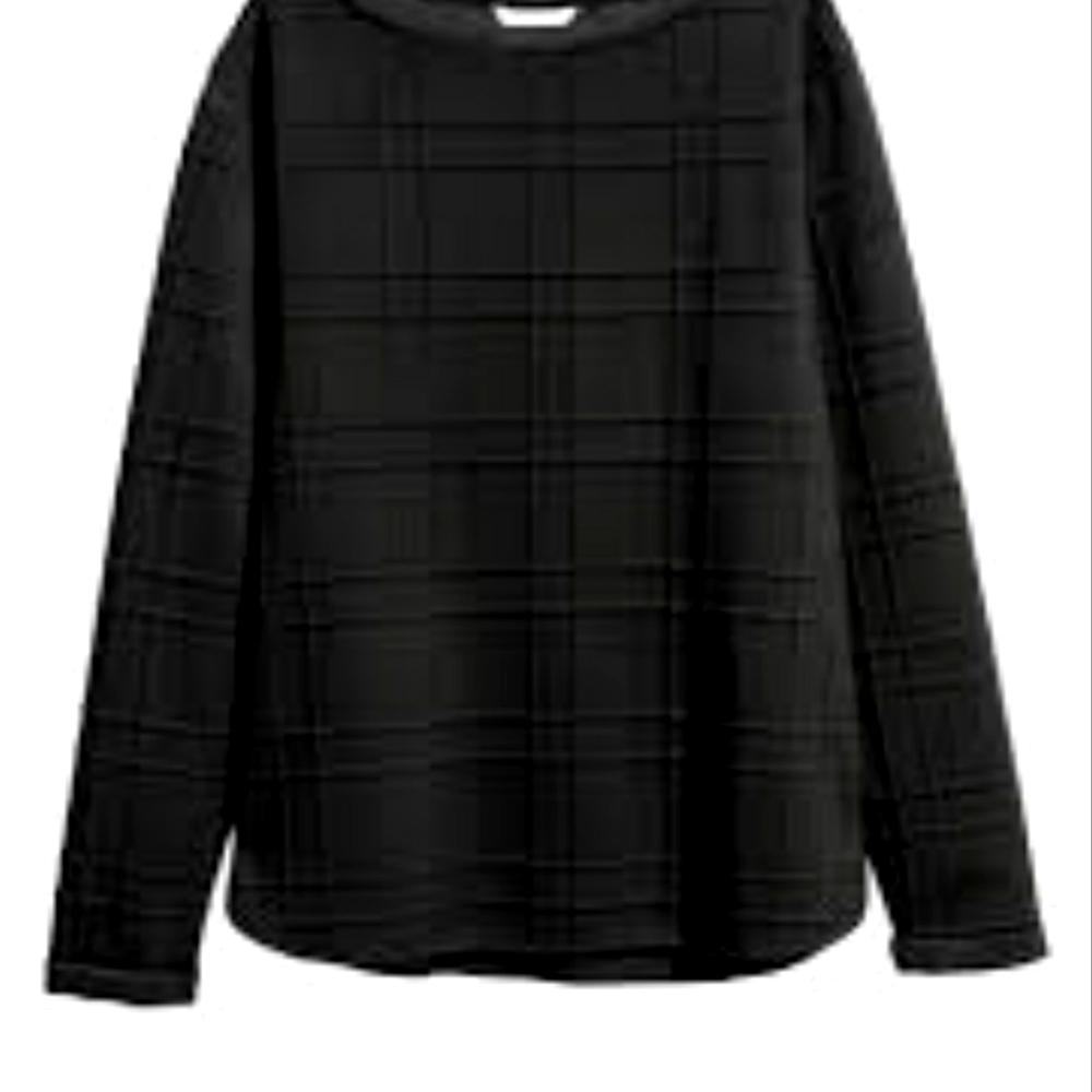 H&M ladies waffle pattern L/S pullover Size M